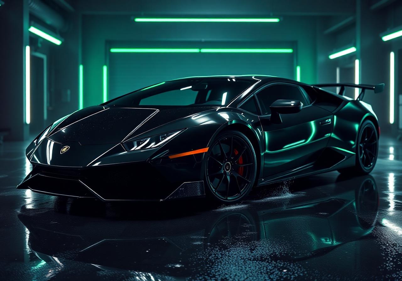 Ceramic coated supercar